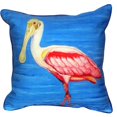 thumbnail image 2 of Betsy Drake SN549 12 x 12 in. Dicks Spoonbill Small Indoor & Outdoor Pillow, 2 of 3
