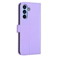 thumbnail image 4 of SaniMore for Samsung Galaxy A14 5G Wallet Case, PU Leather Embossed Flower Adjustable Stand Card Slots Cash Pocket Business Shell Styllish Full Protective Shockproof Anti-drop TPU Retro Design, Purple, 4 of 11