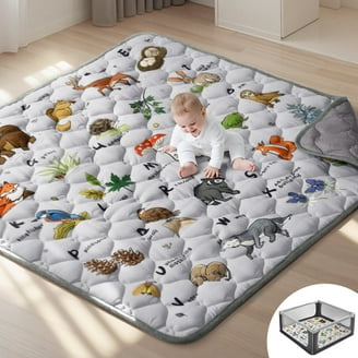 beetoy Baby Play Mats for Floor Crawling Mat Baby Play Rug