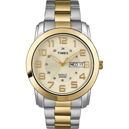 Timex Men's Highland Street Watch, Two-Tone Stainless Steel Bracelet