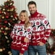 thumbnail image 2 of 2023 Winter Christmas Women Men Couples Matching Clothes Sweater Warm Thicken Jacquard Knitwear Turtleneck Soft Pullover Jumpers, 2 of 4