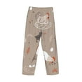 thumbnail image 5 of Easygdp Chicken Men's Pajama Pant, Sleep Elastic Waistband Lounge Pants - Medium, 5 of 9