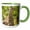 Green/White, variant on 3drose, Ruffed Grouse, Manning Park, British Columbia-cn02 Pcl0130 - Paul Colangelo, 11oz Two-tone Red Mug