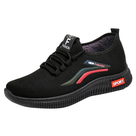 

ASEIDFNSA Womens Air Low Casual Shoes Womens Fashion Sneaker Fashionable Autumn And Winter Women Sports Shoes Flat Bottom Non Slip Fly Woven Mesh Short Plush Warm And Comfortable