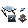 thumbnail image 2 of Solar Powered Attic Fan Ventilation & Brown Snowventco Vent Cover, 2 of 15