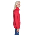 thumbnail image 3 of J. America B34128705 Chandail en Molleton à Col Bénitier pour Femmes, Rouge - Grand, 3 of 3