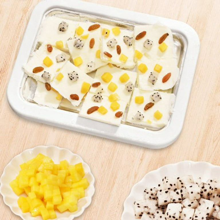 Instant Rolled Ice Cream Maker Pan Machine Frozen Yogurt Sorbet By Treat  Factory 5056327907961