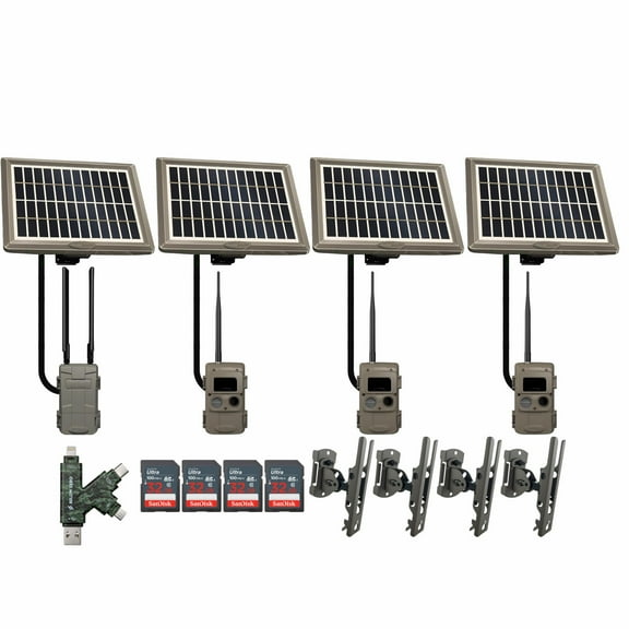 Cuddeback CuddeLink Wireless 3rd Gen Trail Camera with Cell Home Trail Camera Bundle (3 Pack)