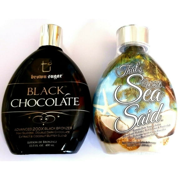 Black Chocolate Bronzer & Thats What Sea Said Accelerator Tan Lotion