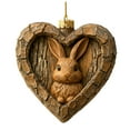 thumbnail image 1 of Set de adornos navideños Animales del Bosque - Decoraciones acrílicas de árbol de 3,1" con estampados de animales adorables, decoración navideña con temática natural para el hogar y regalos, 1 of 1