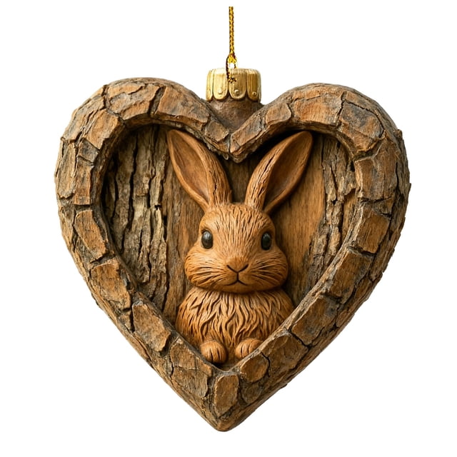 Set de adornos navideños Animales del Bosque - Decoraciones acrílicas de árbol de 3,1" con estampados de animales adorables, decoración navideña con temática natural para el hogar y regalos