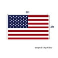 thumbnail image 2 of US 1-2 Pack American Flag 3x5 Ft Double Sided 3-Ply Fade Resistant UV Protected, 2 of 5