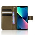 thumbnail image 5 of SaniMore for iPhone 13 PU Leather Case, Magnetic Closure Flip Wallet Cover with Wrist Strap Card Slot & Adjustable Kickstand All-Inclusive Protective Shockproof Wallet Shell, Copper, 5 of 6