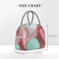 thumbnail image 2 of Disketp Pastel Macarons Delight Bolsa Térmica para Almuerzo, Lonchera con Abertura Amplia y Gran Capacidad, Organizador Reutilizable para Mujeres, Hombres y Adultos, 2 of 6