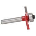 thumbnail image 4 of Slot Cutter Router Bit, 1/4 Shank Wear Resistance Sturdy Straight Edge Slotting Cutter Long Life Span  For Woodworking Grooving 1/8,5/32, 4 of 8