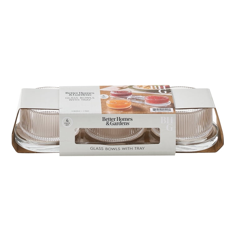 Better Homes & Gardens 4-Piece Glass Serving Bowl Set photo 7
