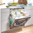 thumbnail image 2 of Yayeee Magnetic Dishwasher Cover for The Front Decoration Home Kitchen Machine Sticker Protector, Blue Geometric Eagle, 2 of 6