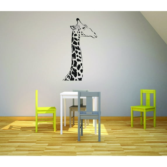 Wall Decal : Giraffe Animal Kids Boy Girl Daycare Preschool Classroom Decor 12x18 Inches