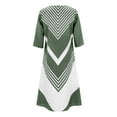 thumbnail image 5 of Pntutb Dress for Women Casual Round Neck Print Summer Short Sleeve Dresses Pockets, 5 of 7