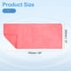 thumbnail image 2 of Uxcell 2pcs 28" x 12" Paño de Limpieza de Microfibra Absorbente, Rojo Rosa, 2 of 7