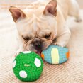 thumbnail image 4 of 3PCS Perro Mascota Pelota de juguete Perro Juguete de látex Pelota Dientes de mascota Molar Per Abanopi Bola molar, 4 of 7