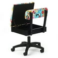thumbnail image 3 of Arrow Adjustable Height Swivel Sewing and Craft Chair, Multiple Fabric, 3 of 5