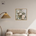 thumbnail image 3 of Serenity on Worn Surface Canvas Farmhouse Floral Art by Art Remedy, Gold Frame, 24" x 24", 3 of 7