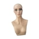 thumbnail image 5 of Cabeza de Maniquí Femenino con Hombros, Busto de Cabeza de Maniquí, Soporte de Exhibición de Peluca Multiusos Profesional para Sombreros, Aretes Y Col, 5 of 9