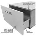 thumbnail image 4 of Laundry Pedestal With Drawer Box, White Melamine Drawer Front, Unassembled - 24W x 28L, 4 of 5