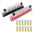 thumbnail image 2 of figatia M6 Busbar Power Distribution Block Heavy Duty 6 Studs 1/4" M6 Convenient Bus Bar, 2 of 9