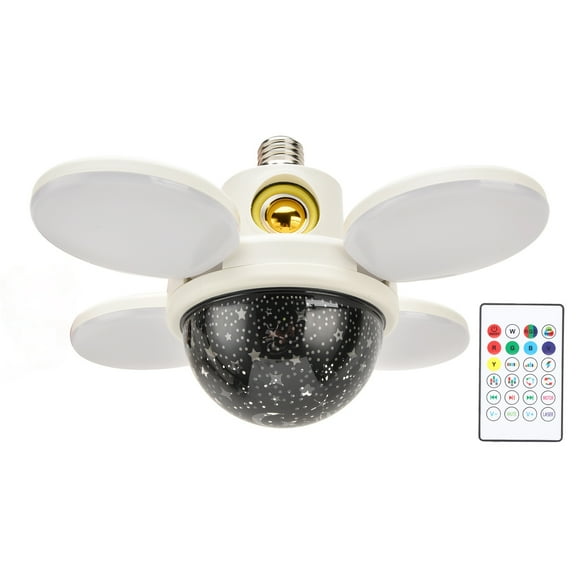ZOUSSIQI Bulb Speaker Adjustable Flexible RGB 48W E27 Lamp Head Eye Protection Soft Lighting Supplies for Hotel 85V‑265V JU316-93651