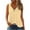 Yellow, variant on Mrat Womens Camisole Tank Tops Women's Zipper Casual Solid Color V-Neck Sleeveless T-Shirt Tank Blouse Tops S-8 Yellow L