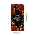 thumbnail image 3 of Uxgjfwu Valentines Day Door Curtain, Decorative Hanging Fabric Door Cover with Holiday Pattern, Seasonal Wall Decor for Living Room, Bedroom, Party, Festival Celebration, 3 of 6