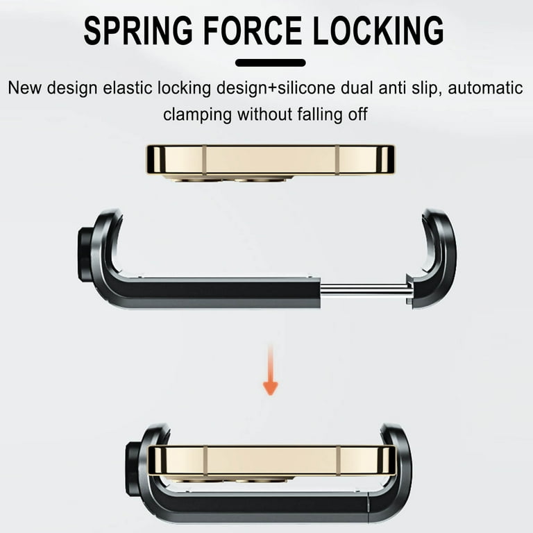 TOPRenddon Car Dashboard Phone Clip Holder,Mobile Phone Creative