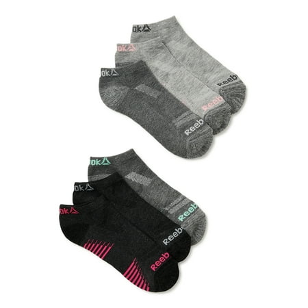 Reebok Women's Cushion Low Cut Socks, 6-Pack