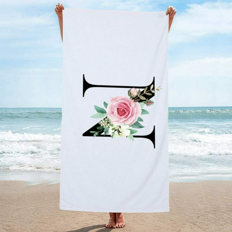 Alphabet hand towel shop