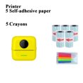 thumbnail image 1 of Impresora térmica portátil de bolsillo para estudiantes, mini impresora con problemas, 1 of 5
