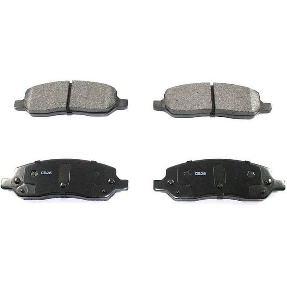 Rear Brake Pad Set - Compatible with 2006 - 2011 Cadillac DTS 2007 2008 2009 2010