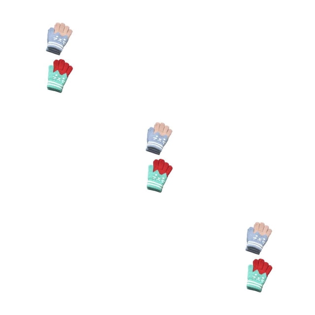 Minnieouse 2 pares de guantes para niños de dedo completo de dibujos animados para bebés invierno otoño deportes al aire libre montar mitones Type1 NO1