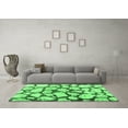 thumbnail image 3 of Ahgly Company Indoor Rectangle Abstract Emerald Green Contemporary Area Rugs, 5' x 8', 3 of 4