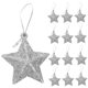 thumbnail image 5 of unbranded 24Pcs Silver Five-Pointed Star Ornaments Decorative Hanging Decor for Xmas Tree and Party, 5 of 7