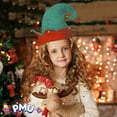 thumbnail image 2 of PMU Christmas Elf Hat with Jingle Bells Green and Red Felt Hats, Christmas Hats for Adults, Women, Men, Kids, Funny Headwear and Caps Costume, Party Accessories for Plays, Photo Shoots (12/Pkg) Pkg/1, 2 of 8