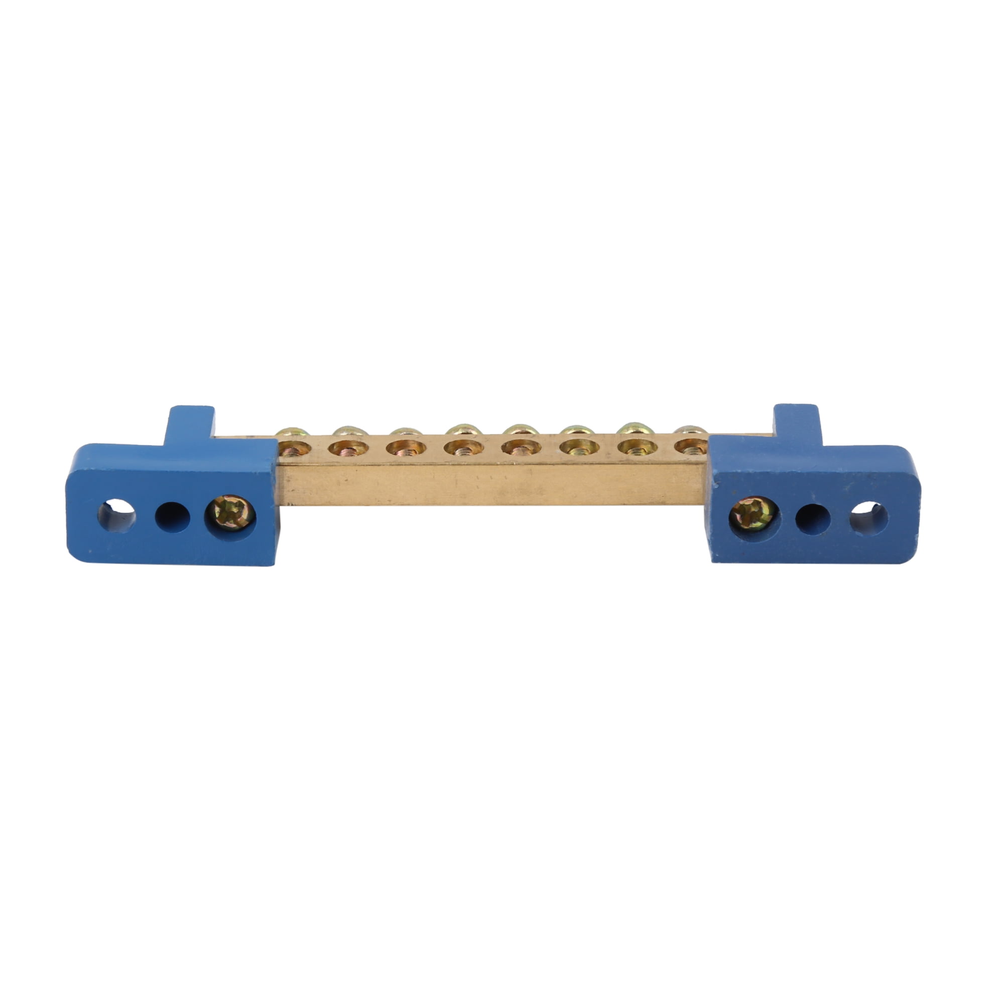 Unique Bargains 8 Positions Screw Metal Terminal Grounding Strip Bus Bar Block DC250V 110A