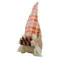 thumbnail image 3 of Northlight 9" Pink and Orange Plaid Springtime Gnome, 3 of 5