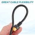 thumbnail image 4 of Cable adaptador de conector XT60 a DC de Uxcell, cable de alimentación XT60 hembra a macho DC7909 de 14AWG 5 pies para estación de energía portátil, paneles solares, 4 of 6