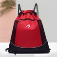 thumbnail image 1 of Mochila de baloncesto con cordón, bolsa de malla de baloncesto, bolsa de transporte de fútbol (rojo) Tmvgtek Para Estrenar, 1 of 3