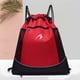 thumbnail image 4 of Mochila De Baloncesto Mochila de baloncesto con cordón, bolsa de malla de baloncesto, bolsa de transporte de fútbol (rojo), 4 of 7