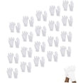thumbnail image 1 of 32 Pairs White Cotton Gloves Men's Work Gloves Cotton Work Gloves Black Work Gloves Polishing Gloves, 1 of 5