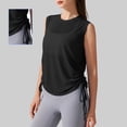 thumbnail image 2 of JIAYUE Women's Athletic T-Shirt Breathable Performance Sleeveless Round Neck Pure Color For Workouts Gym Running And Daily Wear Wicking Comfortable Tops For Female, 2 of 6