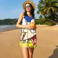 thumbnail image 3 of Lsque Sml Jeffy Pattern Summer Dresses for Women – Sleeveless T-Shirt Swing Sundress, Perfect for the Beach and Casual Days, 3 of 6